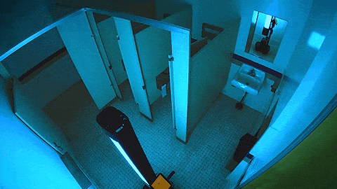 OhmniClean UV-C Disinfection Bathroom Stalls