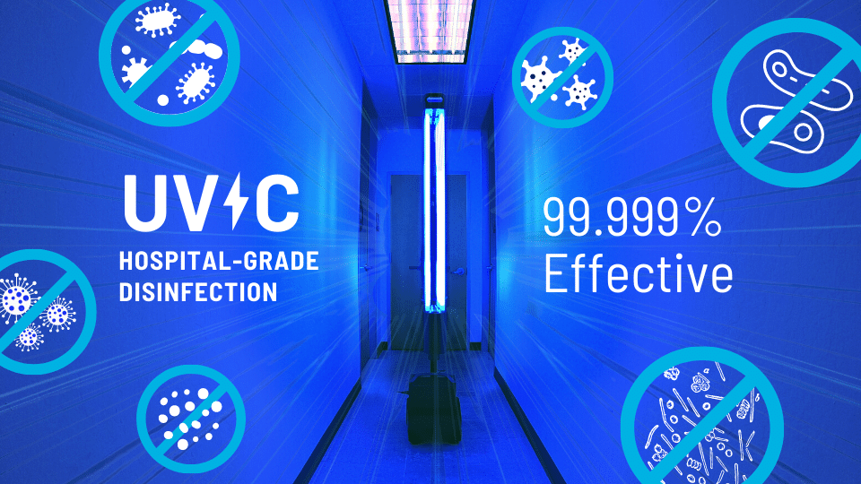 OhmniClean UV-C Hospital-Grade Disinfection