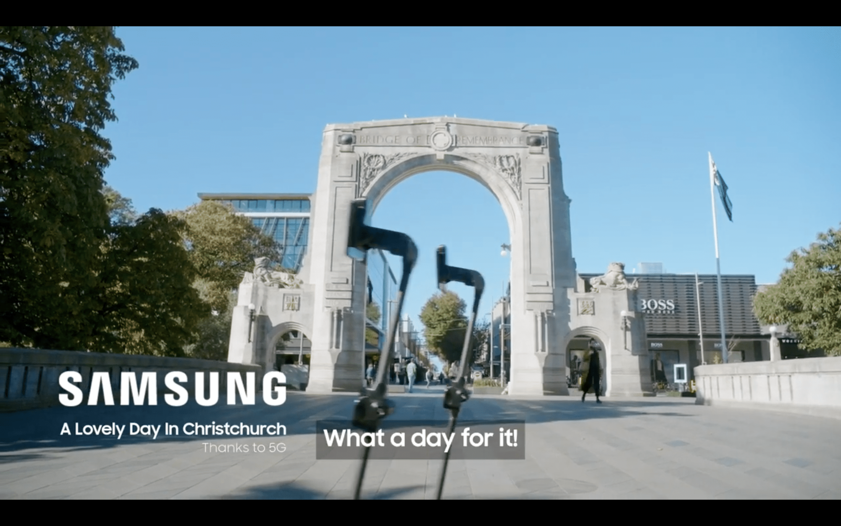 Samsung 5G Network Roll Out Christchurch - featuring Ohmni Robot