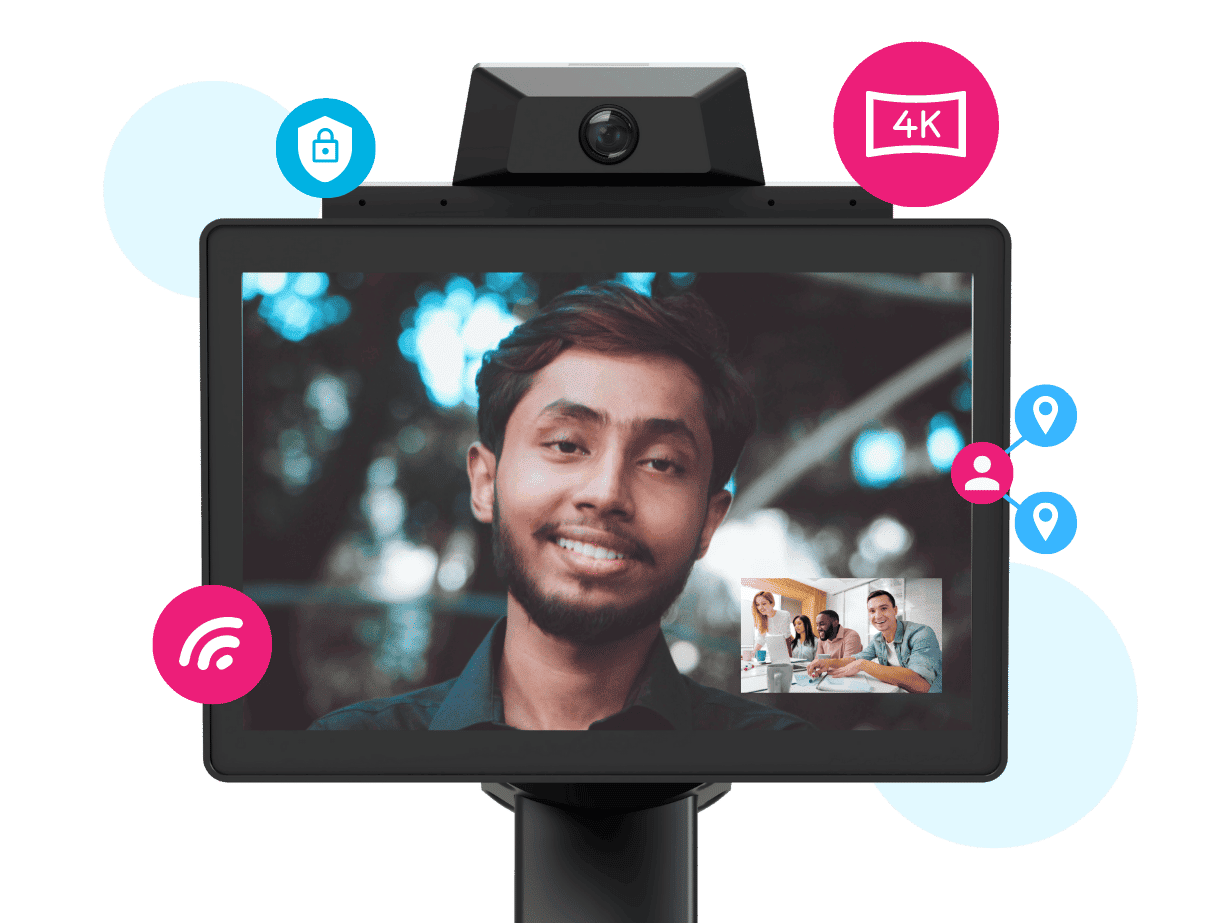 High-def video with our telepresence robot