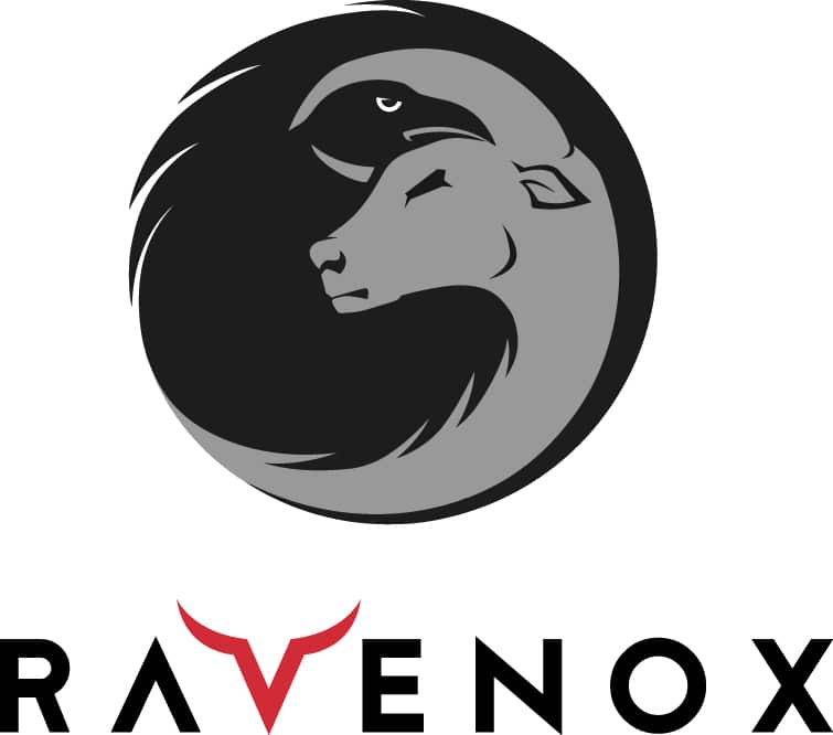 Logo for the company Ravenox