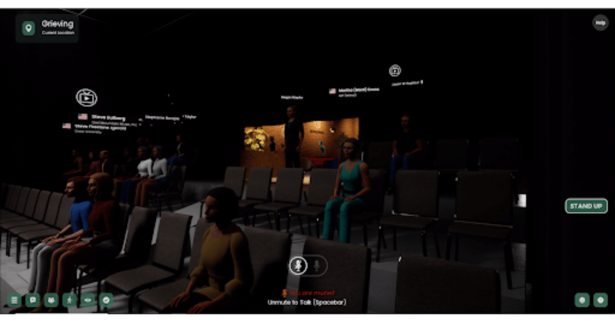 The Grieving Project virtual theater
