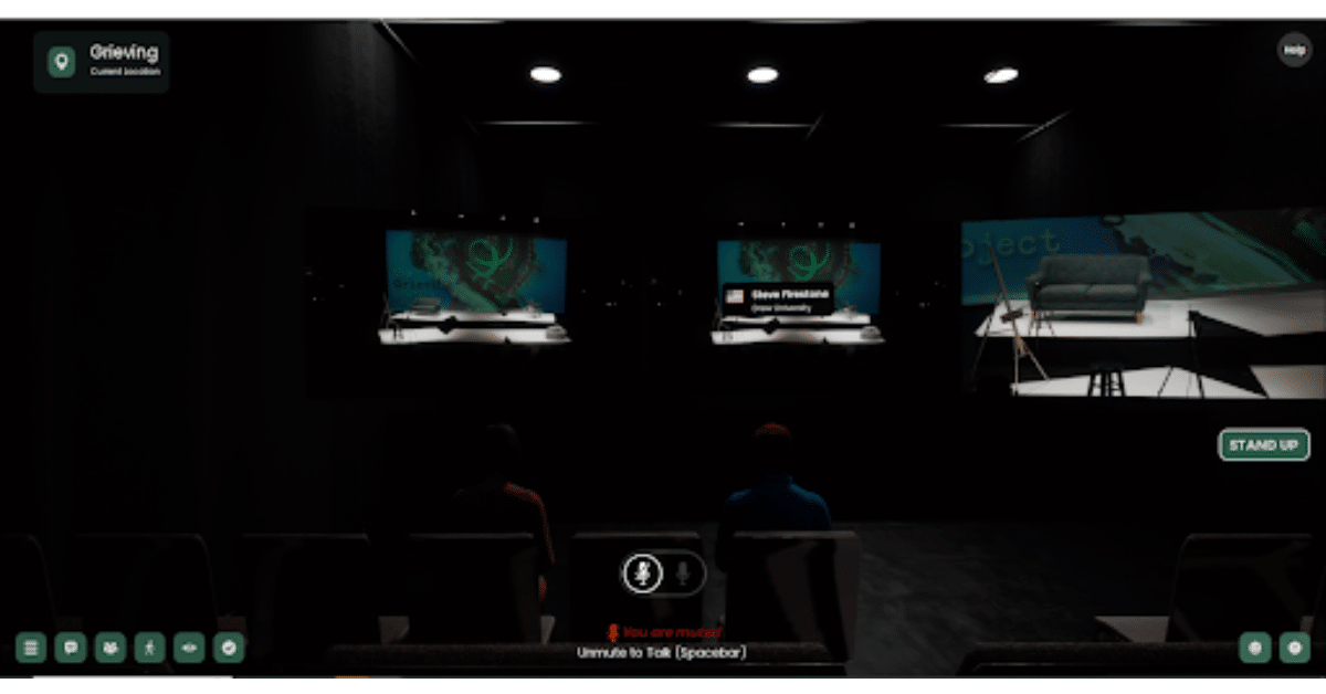 The Grieving Project virtual theater