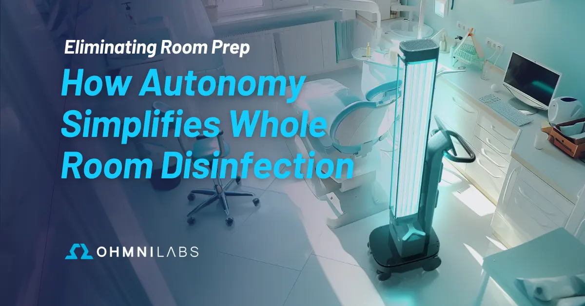 Feature image for blog post titled "How Autonomy Simplifies Whole Room Disinfection"